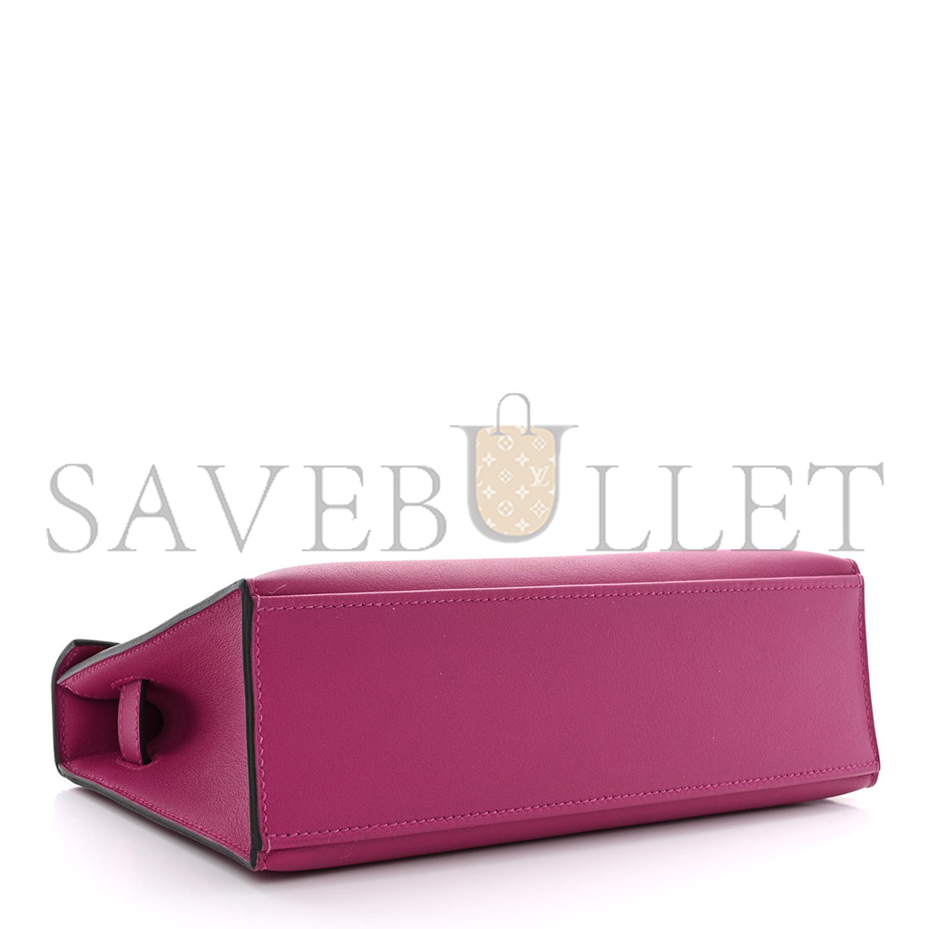 H**mes swift kelly pochette clutch rose pourpre (22*14*7cm)